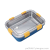 S42-LX-7069 AIRSUN Stainless Steel Fruit Crisper Buckle Sealed Portable Lunch Box Transparency Cover Bento Box