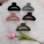 9cm Korean Style Artificial Flocking Barrettes Hair Clip for Bath Shark Clip Square Semicircle 5 Ring