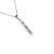 Fashion Stainless Steel Necklace BTS Peripheral Bullet-Proof Youth League Necklace Collective Individual Vertical Bar Pendant