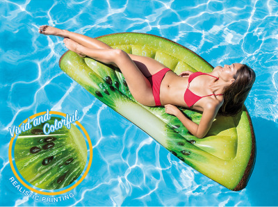 Intex58764 Pineapple-Shaped Floating Mat Water Inflatable Floating Row Recliner