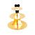 New Laser Three-Layer Paper Cake Rack Children's Birthday Party Wedding Party Dress up Local Tyrant Gilding Cake Stand