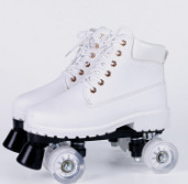Double Row Roller Skating Four-Wheel Adult Automatic Universal Skates