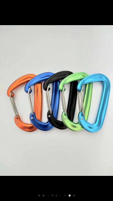 Types A and B Load-Bearing 16kn Hammock Hook Swing Keychain Safety Lock Outdoor Backpack Climbing Button Carabiner Hanger