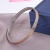 European and American Fashion Hot Selling Sansheng Sanshi Bracelet Creative Multi-Color Curved Women's Stainless Steel Bracelet Wholesale