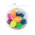New Water Ball Vent Rainbow Seven-Color Beads Decompression Vent Ball Ribbon Pectin Burr Ball Vent Toy
