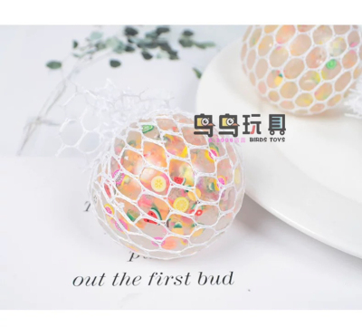 Cross-Border Supply New TPR Fruit Slice Vent Ball Internet Celebrity Same Style Vent Toy Squeeze Pressure Reduction Toy Wholesale