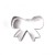 1Pc Stainless Steel Bowknot Cookie Mold Cake Cake Decorating Tools Pastry Biscuit Baking Mold