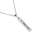 Fashion Stainless Steel Necklace BTS Peripheral Bullet-Proof Youth League Necklace Collective Individual Vertical Bar Pendant