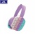 New Headset Decompression Bluetooth Headset Rainbow Cartoon Expression Chessboard Private Model Earplugs Stereo Foldable.
