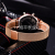 Foreign trade hot selling button LED electronic watch alloy mesh belt magnet buckle round watch wholesale factory spot
