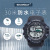 [Factory] Waterproof Student Electronic Sports Watch Trendy Fashion Youth Led round Large Dial Watch