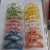 Internet Celebrity Shark Clip 10cm Bright 6 Colors Pretend Pearls Square Bow Tie Semicircle Moon