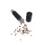 New Grinder Plastic Manual Pepper Mill Press Type Grinder Sea Salt Pepper Pulverizer Amazon Hot Sale