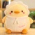 Factory Direct Sales Apron Animal Plush Duck Toy Pillow Cute Doll Children's Gift Cushion Sample Customization