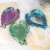 DIY Crystal Epoxy Resin Epoxy Wings Heart Shape Mirror Tray Feather Mirror Silicone Mold