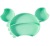 Edible Silicon Dinner Plate Cartoon Children's Tableware Integrated Crab Snack Catcher Compartment Cartoon Bowl Feeding Supplies