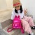 Children's Schoolbag Rabbit Ears Backpack Girls Baby Cute Cartoon Stylish Princess Bag Small Bookbag