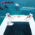 Marine Yacht Inflatable Swimming Pool with Net Anti-Drowning Water Floating Platform Floating Playing Water Rest Platform Bed Float