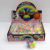 TPR Soft Rubber Transparent Colorful Ball Squeezing Toy Vent Acanthosphere Decompression Children's Toys Cross-Border Decompression Factory Wholesale