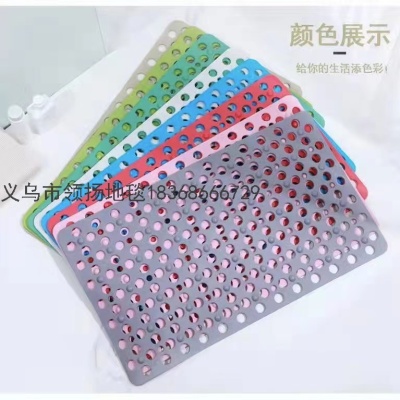 Bathroom Non-Slip Mat Shower Bath Toilet Hand Washing Toilet Foot Mat Waterproof Mat Hollow Mat Household