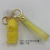 Creative Trending Fluorescent Bow Tie Bear Big Goose Key Chain PVC Flexible Glue Couple Bags Car Shape School Bag Key 