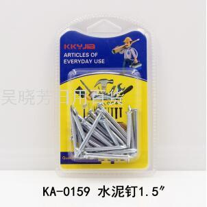 White Iron Nail Galvanized Cement Nail Multi-Specification Steel Nail High Strength Cement Steel Nail