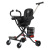 Baby Walking Tool Walk the Children Fantstic Product Portable Foldable Two-Way Baby Walking Car Four-Wheel Children's Stroller Baby Carriage