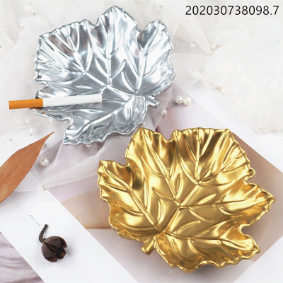 DIY Epoxy Resin Maple Leaf Hemp Leaf Ashtray Tray Dish Silicone Mirror Mold