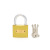 Lock Padlock Iron Padlock Golden Lock Retro Domestic Bedroom Office Padlock One-Word Label Golden Lock