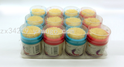 Colorful Bottled Disposable Toothpick Styles Are Sold in Large Quantities