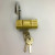 Qianyu Padlock Straight Open Iron Padlock Imitation Copper Iron Hammer Lock