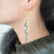 DIY Resin Crystal Glue Snake Head Snake Earrings Ear Studs Keychain Mirror Silicone Mold
