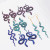 DIY Resin Crystal Glue Snake Head Snake Earrings Ear Studs Keychain Mirror Silicone Mold