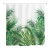 Factory Direct Supply Green Leaf Plant 3D Digital Printed Thickening Waterproof Polyester Shower Curtain Waterproof