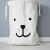 Amazon Hot Children's Room Bear Face Batman Letter Washing Machine Toy Home Canvas Storage Bag Sack