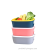 T18-8151 AIRSUN Double-Layer Vegetable Washing Basket Drain Basket Bowl Strainer Vegetable Washing Kitchen Washing Fruit Basin Drain Basket