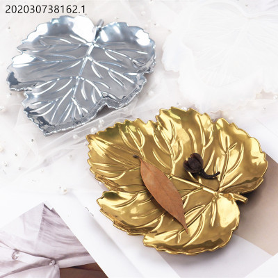 DIY Epoxy Resin Maple Leaf Hemp Leaf Ashtray Tray Dish Silicone Mirror Mold