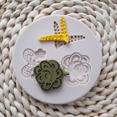 Flowers and Plants Leaf Cake Silicone Mold Silicone Mold Chocolate Mold Liquid Silicone Mold Ultra-Light Clay Mold Factory Direct Sales