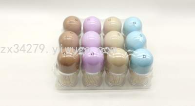 Wholesale Disposable Transparent Bullet Cute Toothpick Style