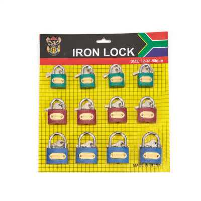 Lock Padlock Iron Padlock Ultra-Thin Colorful Lock Flower Lock Volume Lock