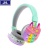 Cartoon-Shaped Wireless Headset Bluetooth K32 Candy-Colored Unicorn Decompression Subwoofer Stereo.