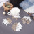 DIY Epoxy Resin Epoxy Crystal Handmade Snowflake Coaster Decoration Desktop Petal Lace Ornament