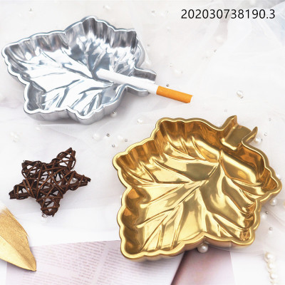 DIY Epoxy Resin Maple Leaf Hemp Leaf Ashtray Tray Dish Silicone Mirror Mold