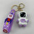 New Building Blocks Astronaut Keychain Ornaments PVC Soft Glue Creative Cartoon Schoolbag Carrying Strap Handbag Pendant