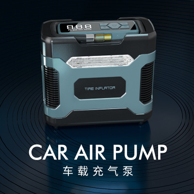 Vehicle Air Pump 12V Electric Tire Pump Portable Emergency Digital Display Tire Car Air Pump