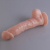 realistic dildo with ball and suction cup and clear vein