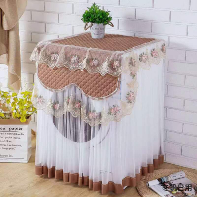 New European-Style Washing Machine Cover Turbine Drum Lace Dustproof Sun Shield Internet Hot New Products