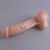 realistic dildo with ball and suction cup and clear vein