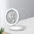 6-Inch 5-Leaf Magnet with Mirror Can Shake Head Rechargeable Emergency Electric Fan