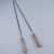 Factory Stainless Steel Wooden Handle Beech Handle BBQ Stick Wooden Handle Bake Needle Barbecue Tools